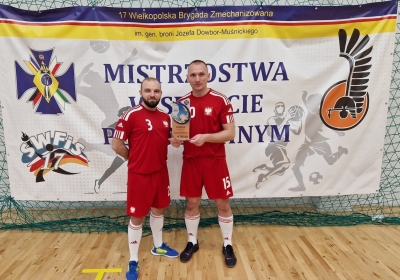 Damian Ejankowski i Sebastian Wiśniewski zagrali w Mistrzostwach Służb Mundurowych w futsalu