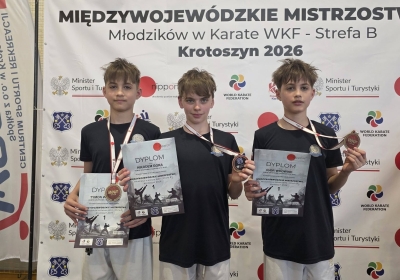 Pięć medali młodzików Yamabushi w Krotoszynie