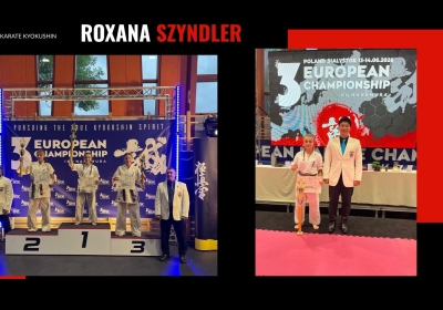Roxana Szyndler ze złotem Mistrzostw Europy IKO Nakamura