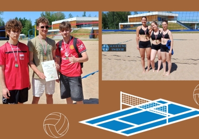 Licealiada na plaży – „Biały” i „Czerwony” obronili mistrzostwa powiatu [ZDJĘCIA]