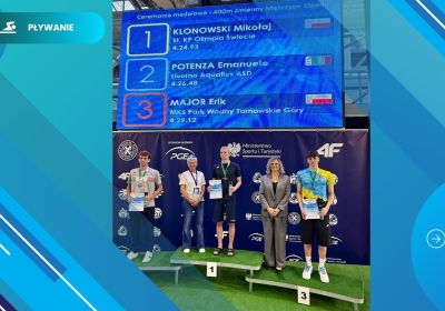 Mikołaj Klonowski najszybszy na 400 m zmiennym w Grand Prix Puchar Polski