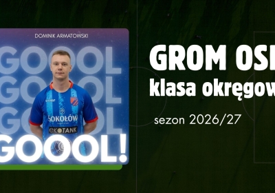 Niedosyt w Osiu po remisie Gromu z Gryfem Sicienko