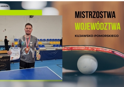 Dwa brązowe medale Mateusza Ufnala z Kusego w Mistrzostwach Województwa