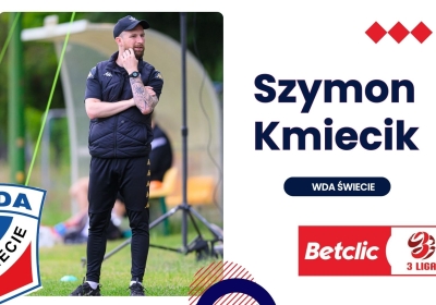 Szymon Kmiecik nowym trenerem Wdy Świecie