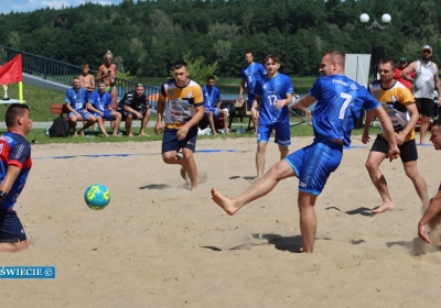Beach soccer w Decznie – turniej zdominował Haber Team [ZDJĘCIA]