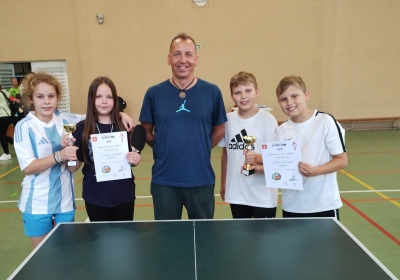 Igrzyska Dzieci. SP nr 5 Świecie jest mocna w tenisa stołowego