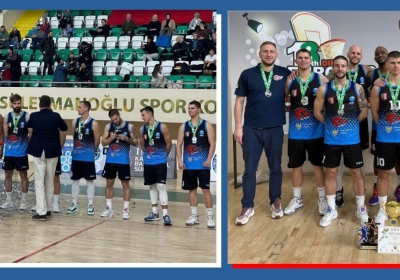 Koszykarze ŚKK Świecie Przemysław Dolny i Mikołaj Lewandowicz zagrali w Pucharze Europy