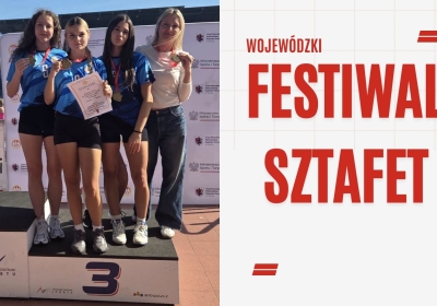 Wojewódzki Festiwal Sztafet – cztery medale młodzieży z powiatu świeckiego