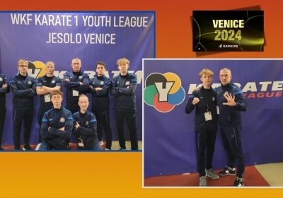 Hubert Grzybek piąty w Karate 1 Youth League w Wenecji