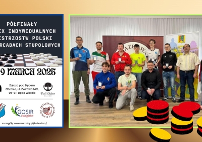 Dominik Rubaj znów zagra z najlepszymi warcabistami w kraju