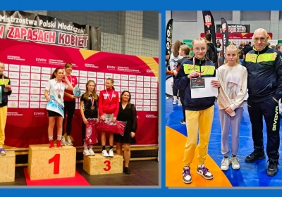 Lena Zbilska wicemistrzynią Polski młodziczek w zapasach