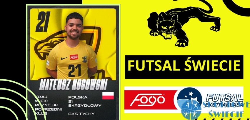 Czwarty transfer Futsalu Świecie. Mateusz Kosowski wraca do elity