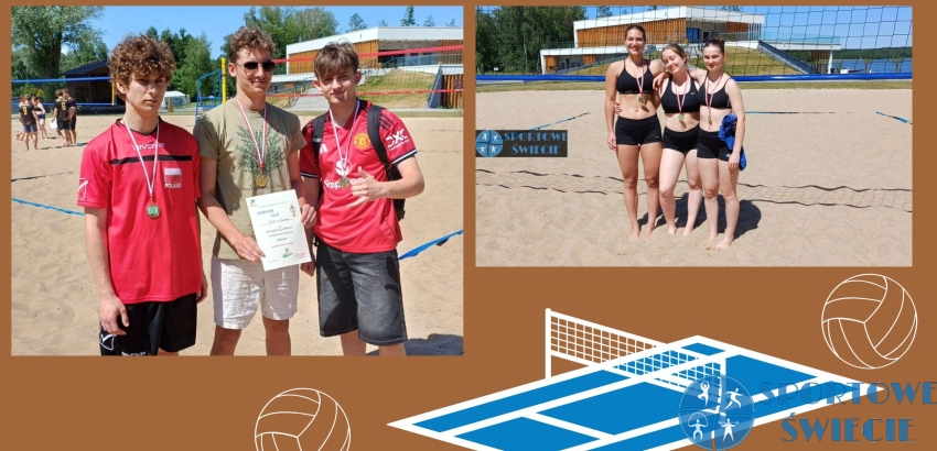 Licealiada na plaży – „Biały” i „Czerwony” obronili mistrzostwa powiatu [ZDJĘCIA]