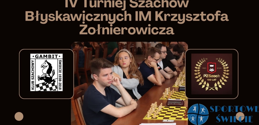 Damian Śliwicki najlepszy w turnieju szachów błyskawicznych w Dworzysku