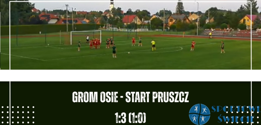 Grom Osie prowadził, ale przegrał sparing ze Startem Pruszcz