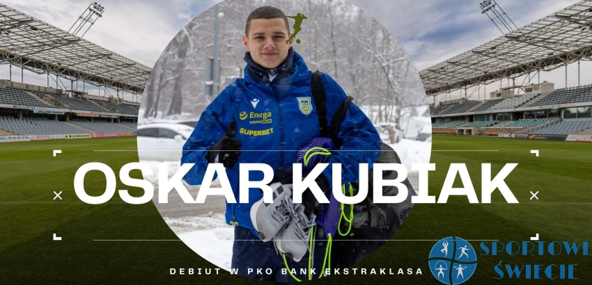 Oskar Kubiak zadebiutował w PKO Bank Ekstraklasa!!!