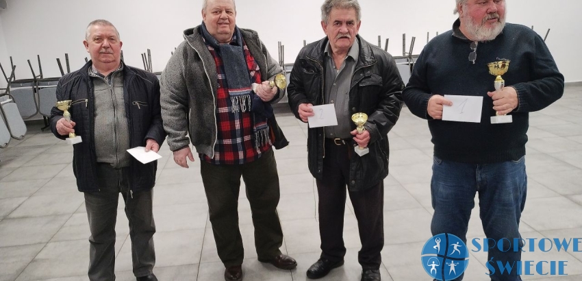 Zbigniew Pacholski wygrał lutowy turniej baśki w Świeciu