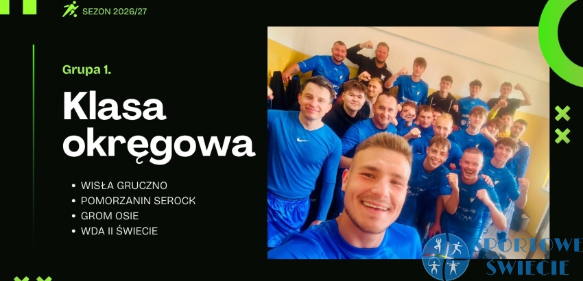 Dąbrowa Chełmińska zdobyta. Pierwsza wygrana Wisły Gruczno w delegacji