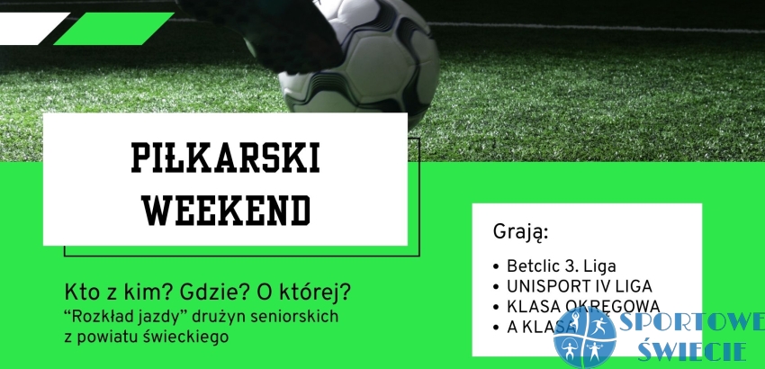 Piłkarski weekend 22-23 sierpnia – „rozkład jazdy” drużyn z powiatu
