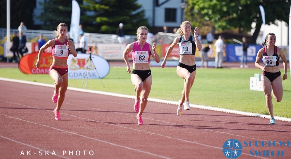Aleksandra Piotrowska najszybsza w biegu pań na 100 m w Gdańsku. Do szczęścia zabrakło 0,01 s