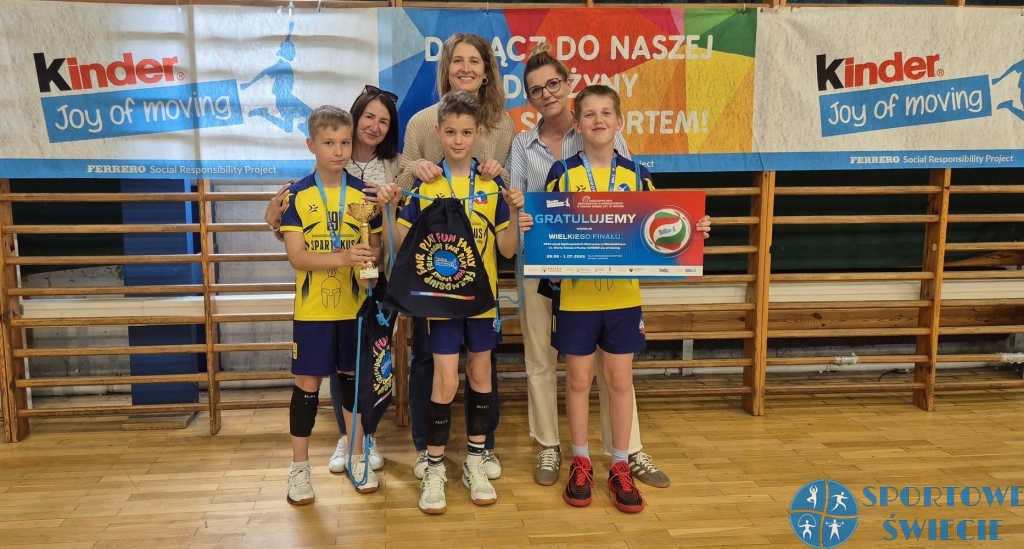 Młodzi siatkarze Spartakusa Lniano mistrzami województwa