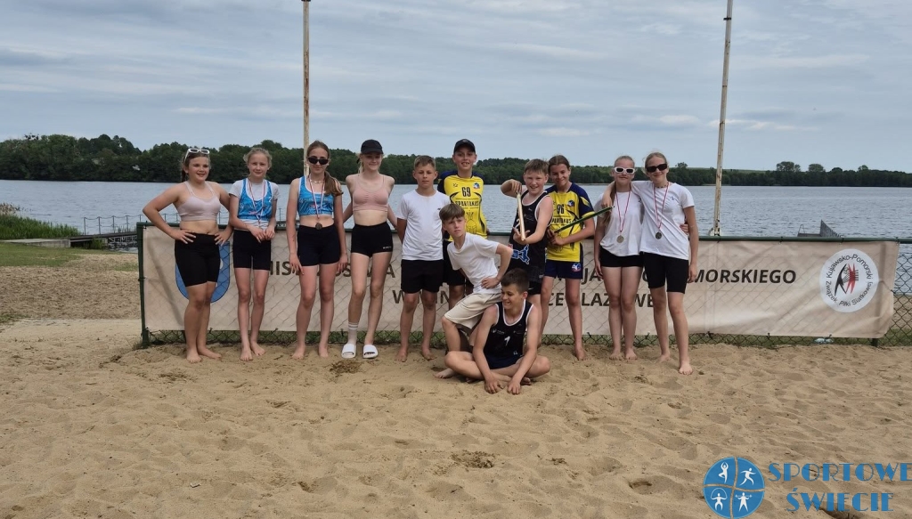 Spartakus Lniano zdobył trzy medale na plaży w Kamieniu Krajeńskim
