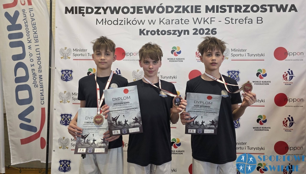 Pięć medali młodzików Yamabushi w Krotoszynie