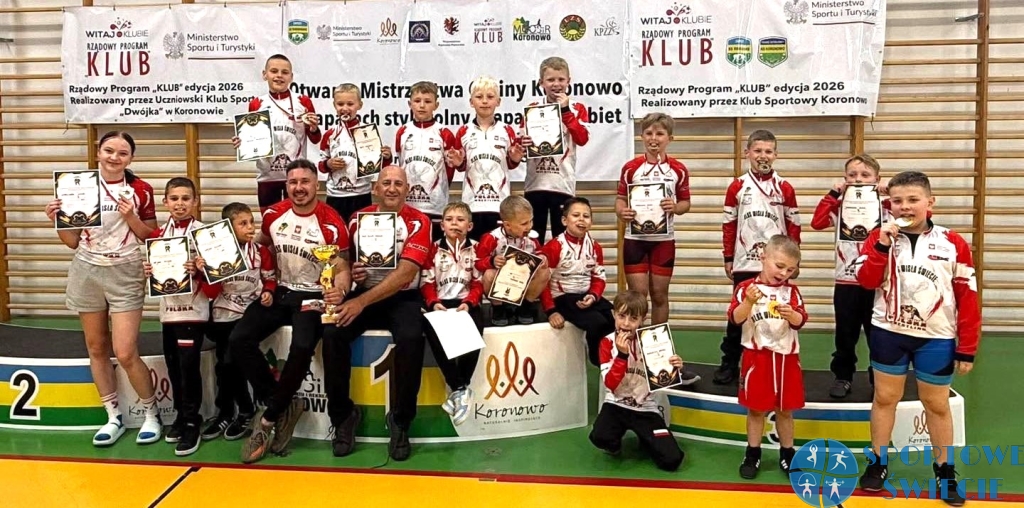 Medalowe żniwo zapaśników w Koronowie – 31 krążków dla powiatu świeckiego