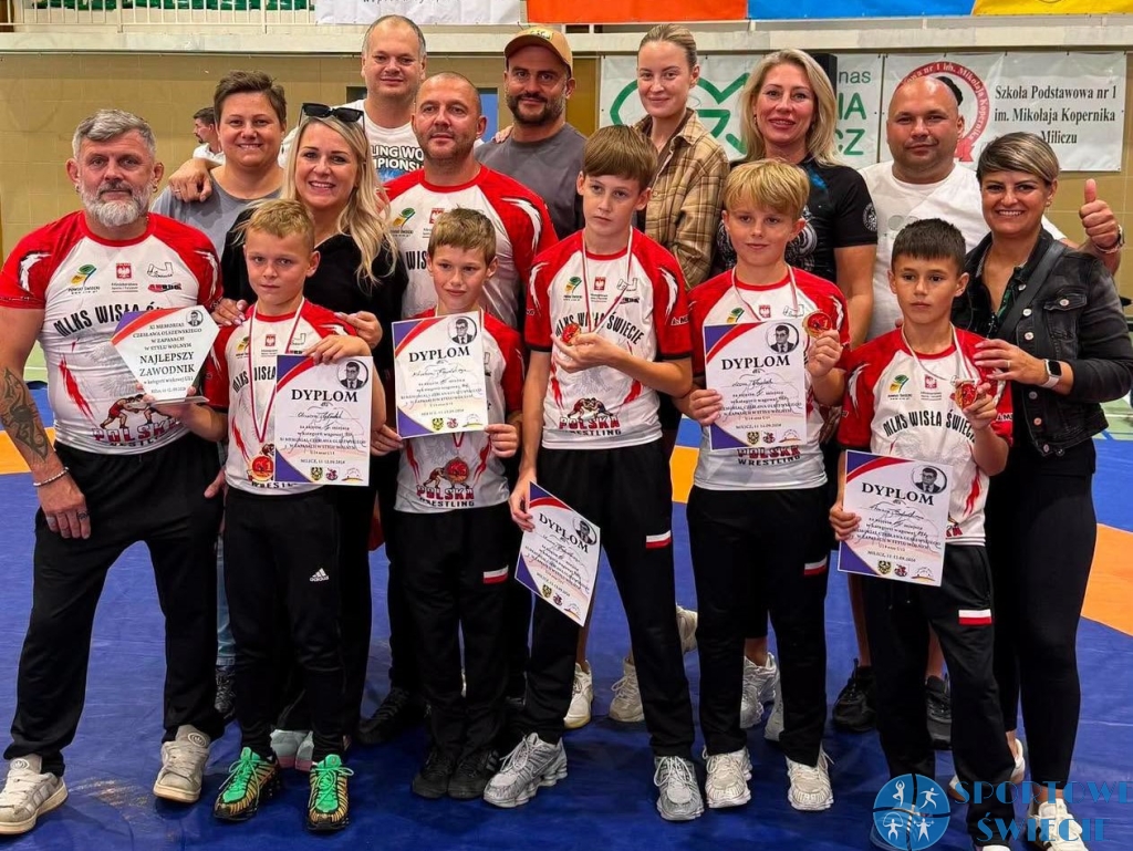 Pięciu zapaśników Wisły Świecie na podium w Miliczu