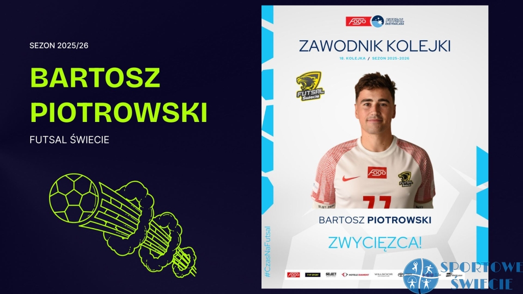 Bartosz Piotrowski MVP 18. kolejki Fogo Futsal Ekstraklasy