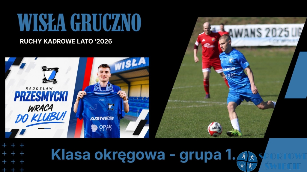 Olaf Wójtowicz zostaje w Wiśle Gruczno. Powrót Radka Przesmyckiego
