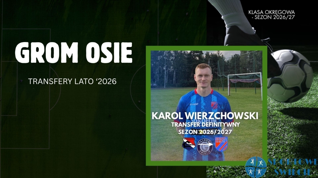 Karol Wierzchowski wzmocnił ofensywę Gromu Osie
