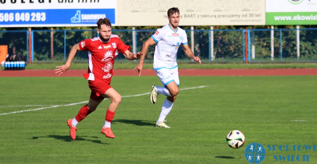 Wda Świecie wygrała z Błękitnymi Stargard. Debiutancki gol Jaya Jaskólskiego [ZDJĘCIA]