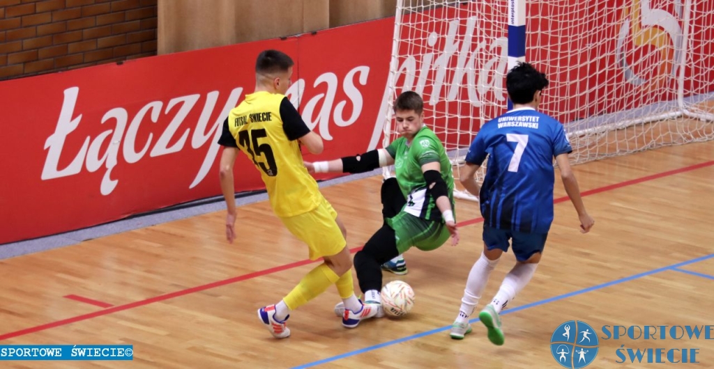 Udany pościg. Juniorzy Futsal/Wda Świecie zremisowali z AZS UW Wilanów [ZDJĘCIA]