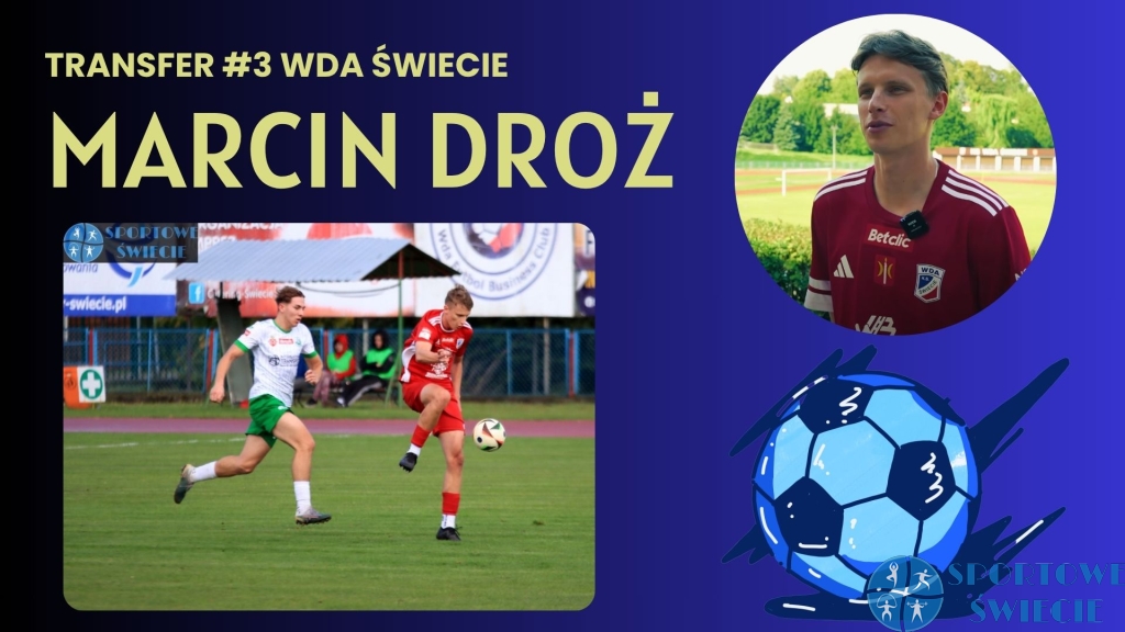 Marcin Droż wrócił po roku do Wdy Świecie