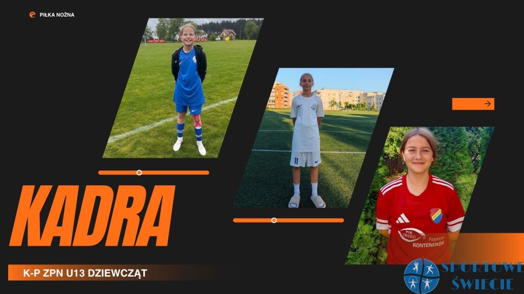 Olga, Melania i Lena zagrają w kadrze K-P ZPN U13 w Jarocinie