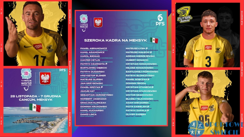 Trzech piłkarzy Futsalu Świecie w szerokiej kadrze na mundial socca w Meksyku