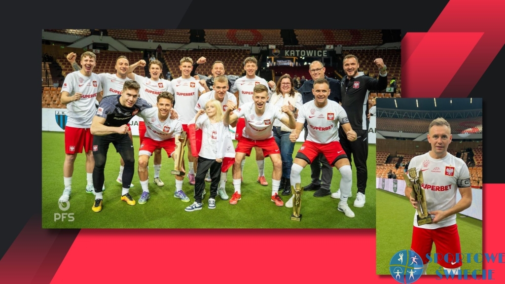 Krzysztof Elsner błyszczał w Spodku. Reprezentacja Polski socca triumfuje