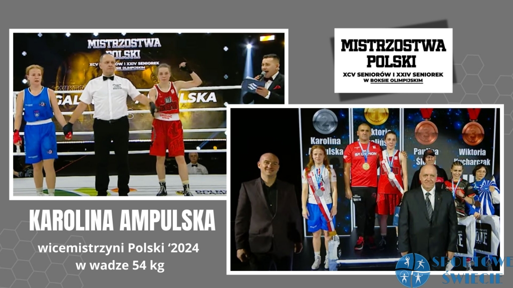 Karolina Ampulska wicemistrzynią Polski seniorek w wadze 54 kg