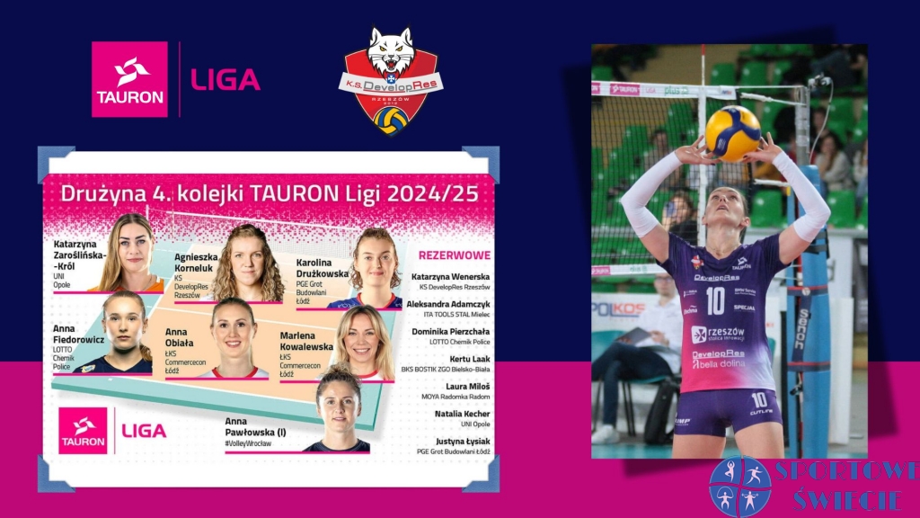 Katarzyna Wenerska po raz drugi w „drużynie kolejki” Tauron Ligi