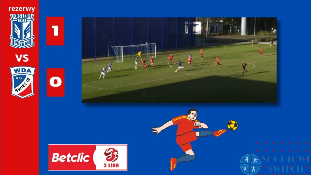 Czekała poczekał do ostatniej akcji. Wda przegrała z rezerwami Lecha