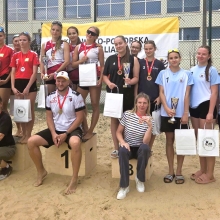 Siatkarki plażowe z „Białego” trzecie w województwie w „Licealiadzie”.