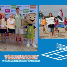 Joker Świecie i Spartakus Lniano zagrali na plaży w Kołobrzegu o puchar Kinder Joy of moving