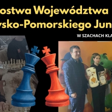Zagrali w szachy w parku dinozaurów. Medale Alicji i Doriana