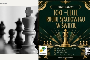 100-lecie zorganizowanego Ruchu Szachowego w Świeciu – będzie turniej