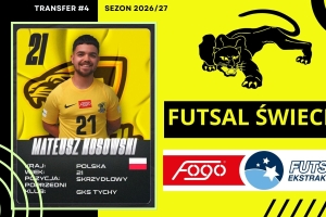 Czwarty transfer Futsalu Świecie. Mateusz Kosowski wraca do elity