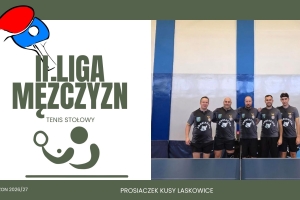 Dwie porażki Prosiaczek Kusy Laskowice na starcie nowego sezonu